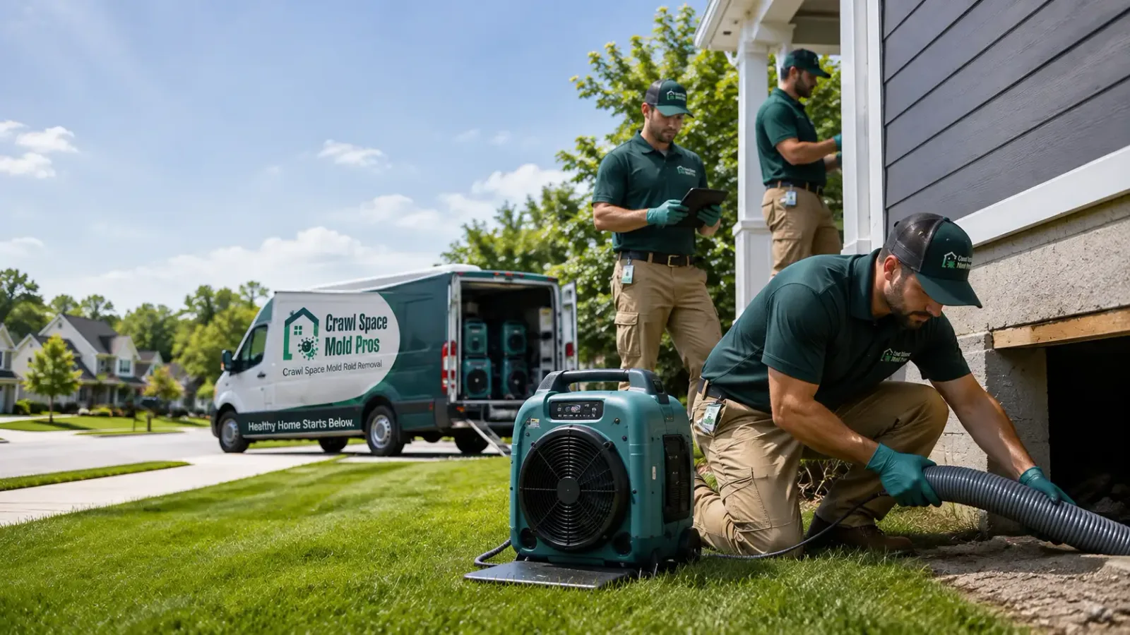Crawl Space Mold Removal in Wheatcroft, KY
